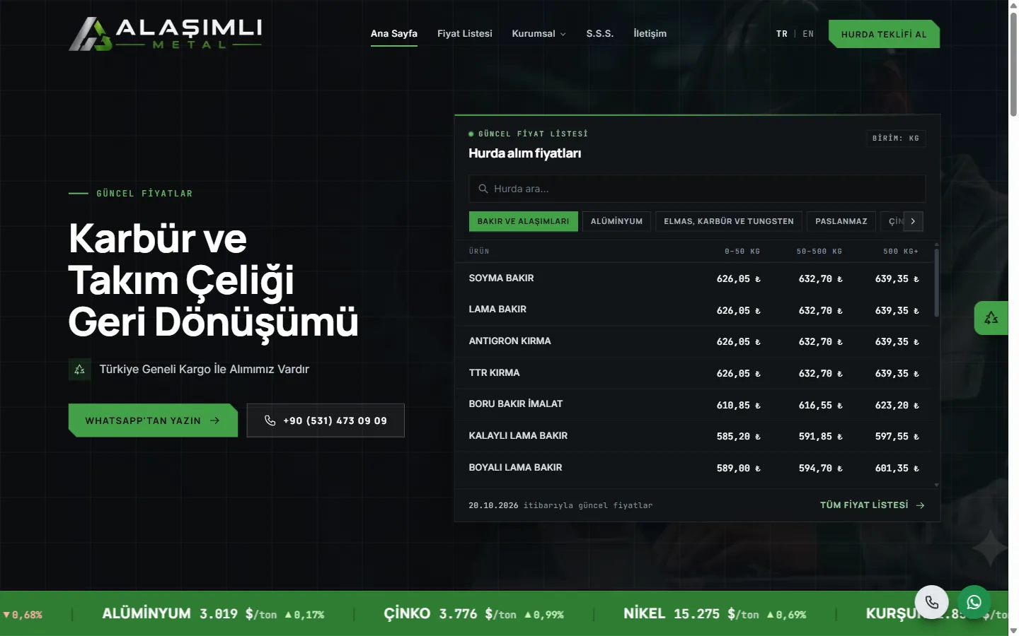 Alaşımlı Metal ana sayfa